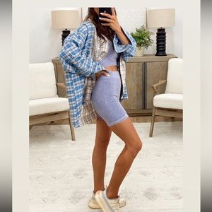 Talulah Seamless Ribbed Biker Short Set